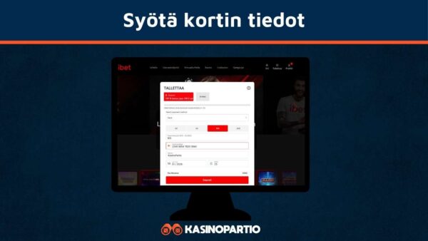 Syötä Visa-korttisi tiedot