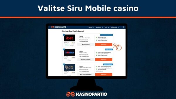 Valitse Siru Mobile casino