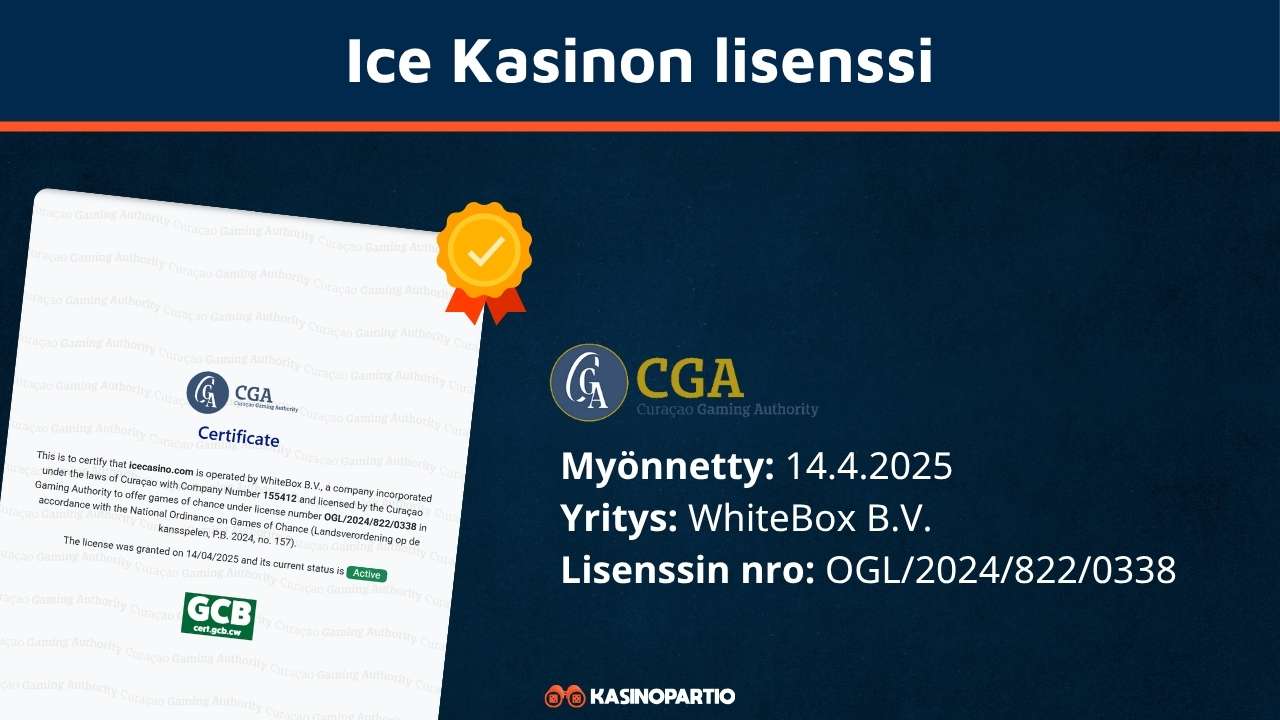 Ice kasinon lisenssi